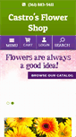 Mobile Screenshot of castrosflowers.com